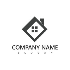 Fototapeta premium Real Estate Logo, Home Design Illustration