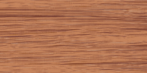 Uniform cedar wood grain texture with horizontal veins. Vector wooden background. Lining boards wall. Dried planks. Painted wood. Swatch for laminate