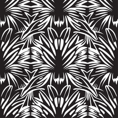 Stunning vector illustration features a black and white background with an intricate and stylish pattern that's sure to catch your eye
