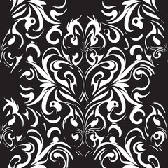 Stunning vector illustration features a black and white background with an intricate and stylish pattern that's sure to catch your eye