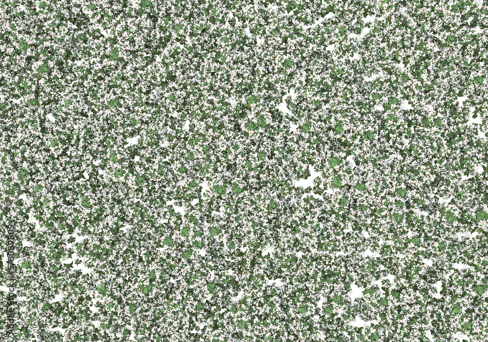 Poster field of grass isolated on transparent background. 3d rendering - illustration