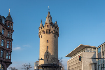 Obraz premium Eschenheimer Turm (Eschenheim Tower) - Frankfurt, Germany
