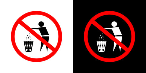 dilarang membuang sampah