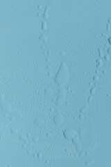 Beautiful blue background with water drops.