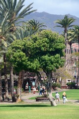 Parque de la Torre del Conde en San Sebastián de La Gomera, Canarias