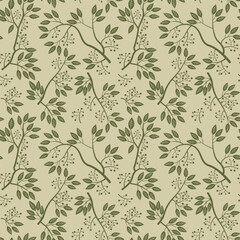 seamless pattern with twigs