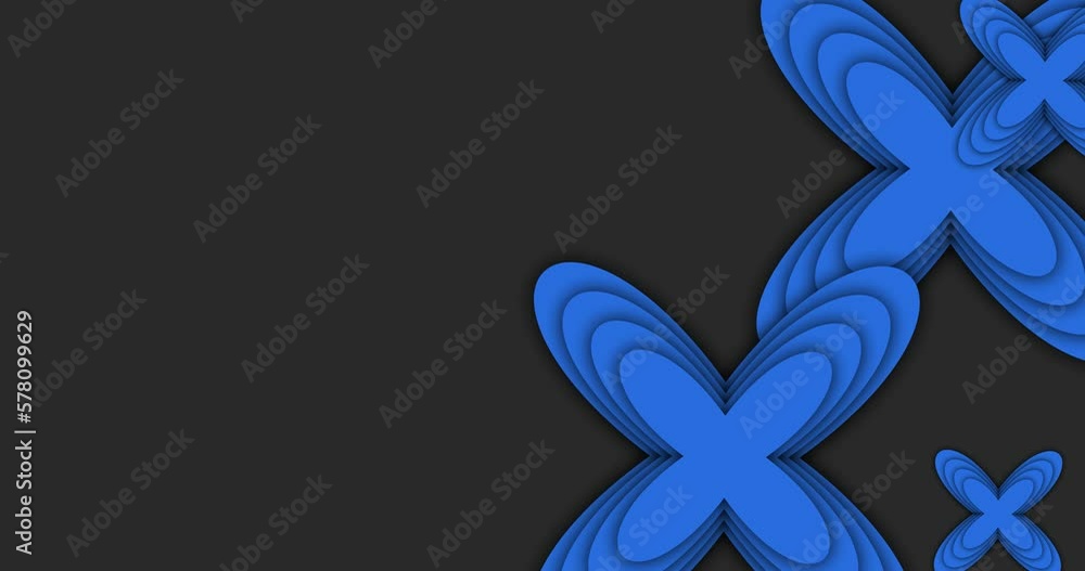 Poster curved wavy abstract blue color tone with light leaks for blurred effect background. metaverse abstr