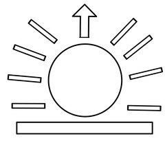 Sunshine symbol