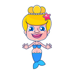 Colorful background. Vector cartoon illustration set. Isolated vector illustration. Cute character design. Cute summer wallpaper. Underwater vector set.