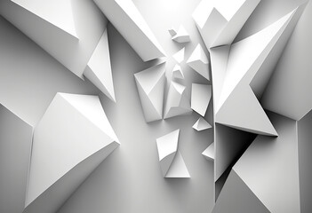 Ai-Generated Artistic Render of a Modern, Minimal, and Aesthetically Pleasing Illusion: Visualizing a Bright, Pure, and Soft Abstract White Background