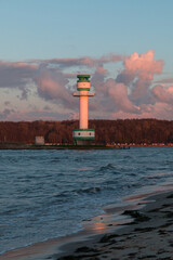 Leuchtturm Friedrichsort Falckensteiner Strand, Kieler Förde	
