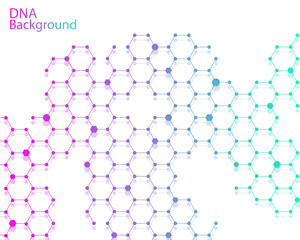 DNA vector. Abstract dna for research in the laboratory. DNA for design. Molecular structure of dna.