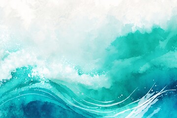 Abstract Watercolor Background for Textures, Banners, and Web Design. Generative AI