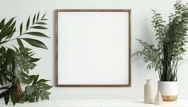 Modern Frame Mockups for Art Prints, Styled Stock Photos, and Photographs, Generative AI