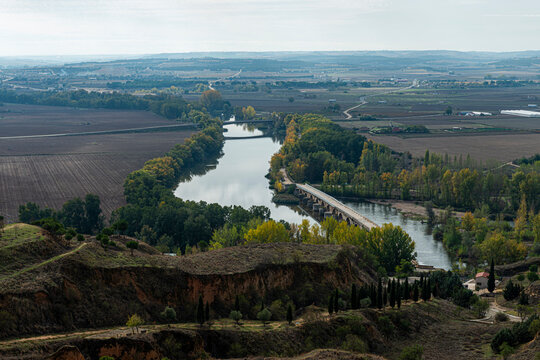 toro zamora vistas panor&aacute;micas desde el castillo del rio duero