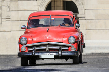 Wunderschöner Oldtimer auf Kuba (Karibik)