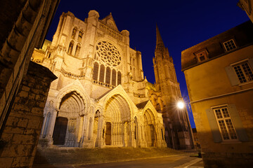 The Our Lady of Chartres cathedral is one of the most visited tourist destination in France.