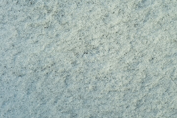 structure of the earth covered with a thin layer of snow