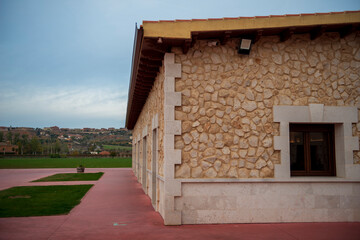 caserio de piedra en castilla españa © andromedicus
