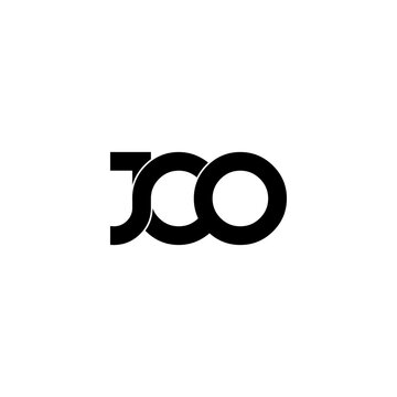 jco lettering initial monogram logo design