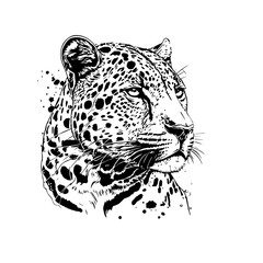 jaguar vector svg - obrazy, fototapety, plakaty