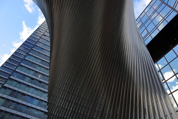 modern office building in frankfurt