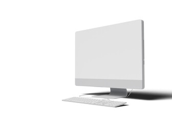 Computer display screen mockup