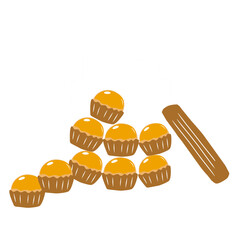 Nastar Cake Illustration 