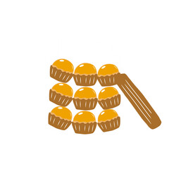 Nastar Cake Illustration 