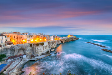 Vieste - beautiful coastal town on the rocks in Puglia