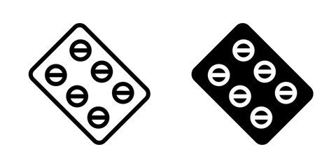 Pill icon template