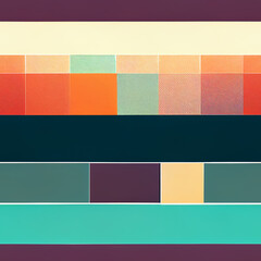 Seamless abstract geometric background pattern with pastel colors. AI Generative Art.
