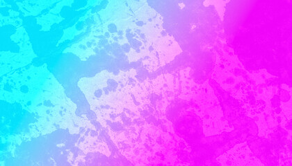 Naklejka na ściany i meble abstract ice blue to pink gradient grange background and texture