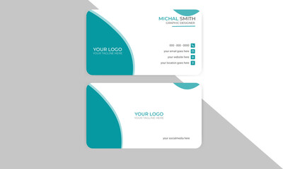 Business card template, Creative design, Professional Business Card