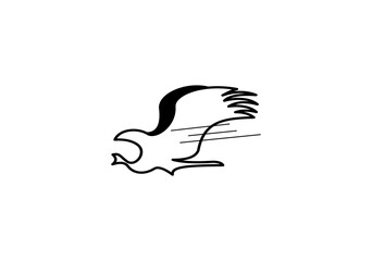 eagle line art
