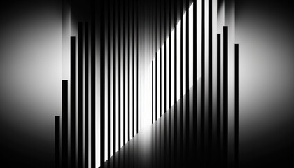 black and white pattern wallpaper desktop background Generative AI, Generativ, KI