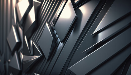 Obraz premium silver golden metal pattern wallpaper desktop background Generative AI, Generativ, KI