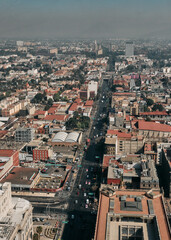 Fototapeta na wymiar aerial view of mexico city