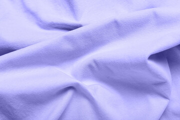 Texture of violet fabric as background, closeup