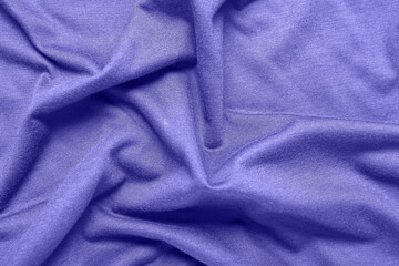 Texture of violet fabric as background, closeup