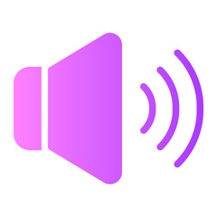 volume up gradient icon
