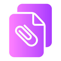 attached gradient icon