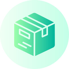 Package Box gradient icon