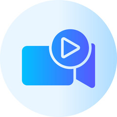 video gradient icon