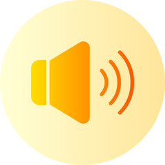 volume up gradient icon