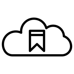 save cloud computing icon