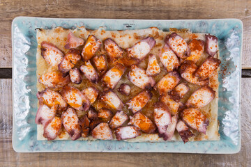 Pizza de pulpo