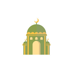 Mosque Islamic Icon Ilustration