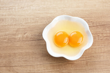 Egg Cut Open, organic chicken egg yolk, food ingredient
