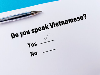 Question about language